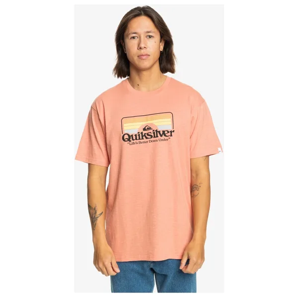 Quiksilver Step Inside EQYZT07678 Kısa Kollu Bisiklet Yaka Erkek Tişört