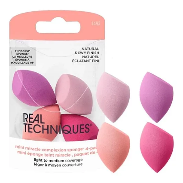 Real Techniques Miracle Complexion Sponge 4lü Mini Makyaj Süngeri