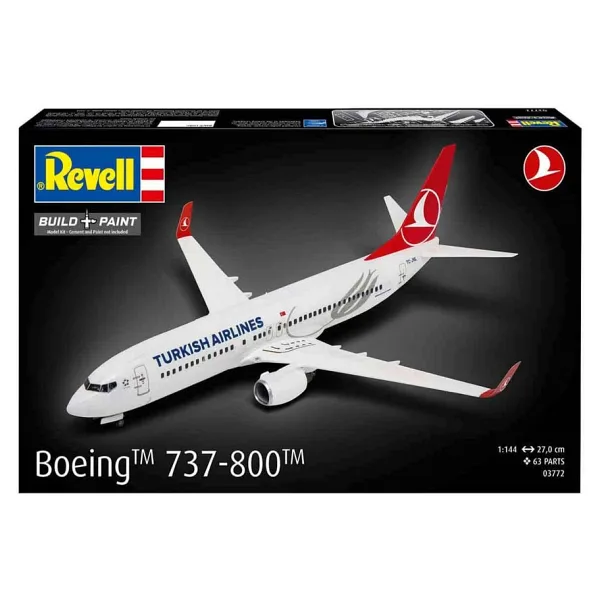 Revell 1:144 Boeing 737-800 Türk Hava Yolları 03772 Maket Seti