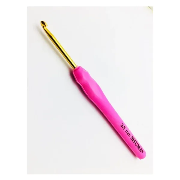 shuma Yumuşak Saplı Alüminyum Yün Tığ (3.5MM) 3.5 Numara