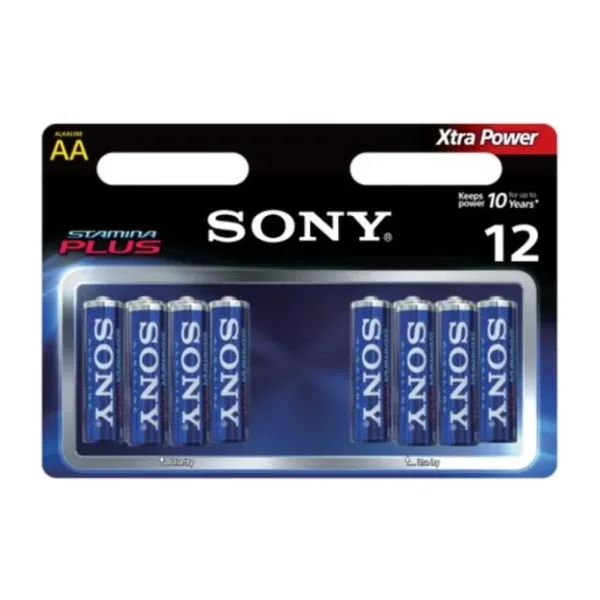 Sony Alkalin 12 Aa Kalem Pil Adet Stamina Plus 857000001302
