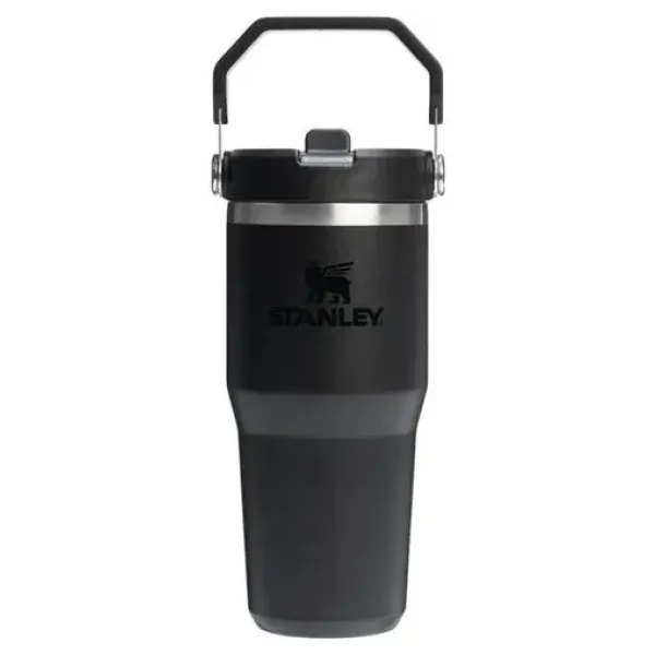 Stanley The Iceflow Flip Straw Siyah 0.41 lt Pipetli Termos Bardak
