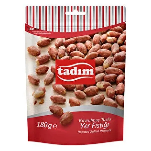 Tadım Tuzlu Kavrulmuş Yer Fıstığı 180 gr