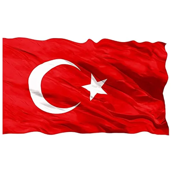 Türk Bayrağı - Tüm Ölçüler Mevcuttur / 1. Kalite Yırtılmaya, Güneş Işınlarına, Yağmura, Rüzgara ve Yıpranmaya Karşı Yüksek Dayanımlı Raşel Bayrak (Bina Cephesi ve Gönder İçin Uygun) (200X300)