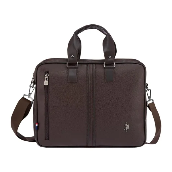 U.S. Polo Assn. 6752 Omuz Askılı Laptop Çantası Evrak Çantası KAHVERENGİ