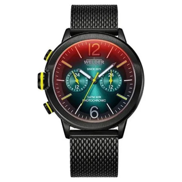 Welder Edge WWMD1016 Hasır Kordon Siyah-Yeşil Erkek Kol Saati