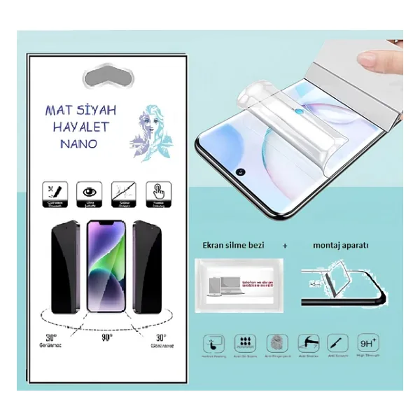 Xiaomi Redmi Note 12 S Nano Ekran Koruyucu İnce Esnek Mat Hayalet