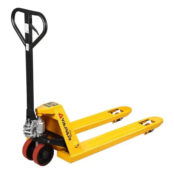 Yapar Transpalet Sarı Flex Pu Kırmızı Tekerlek 2.5 Ton