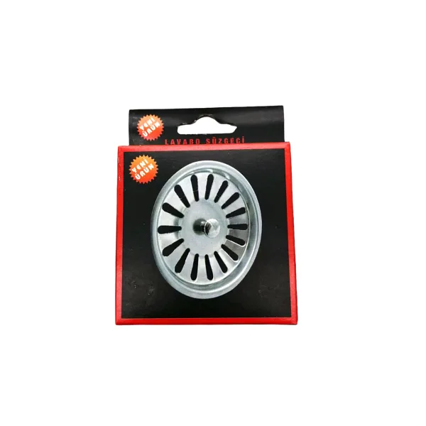 Yeni Çöpmak Metal Lavabo Süzgeç (4604)