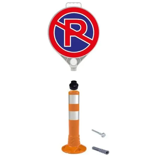 Zeplin Otopark Düzenleyici (45 Cm Delinatör + Park Yapılmaz Levhası)