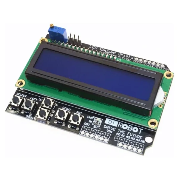 16x2 LCD Ekran ve Tuş Takım 1602 LCD Keypad Shield