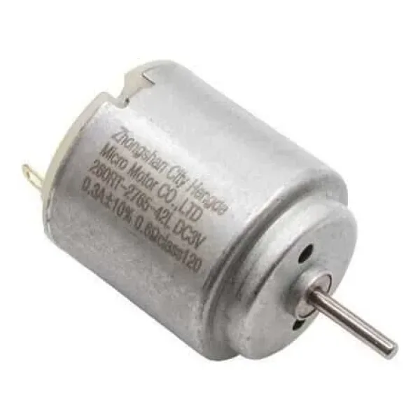 6-9V DC 260 Motor Uzun Milli - Oyuncak Motoru