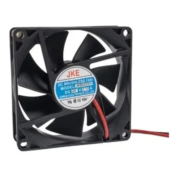 80x80x25mm 24V 0.10A Fan 2 Kablolu