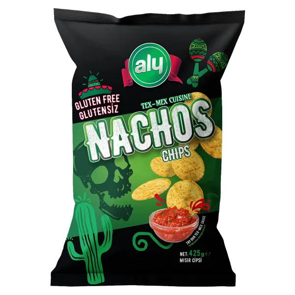 Aly Glutensiz Nachos Cips 425 gr