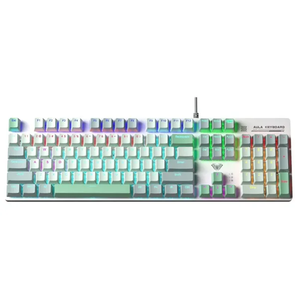 Aula S500 RGB %100 Brown Switch Kablolu Mekanik Oyuncu Klavyesi