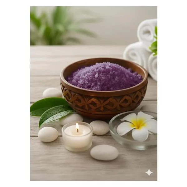 Bathqueen Aqua Flower Manikür Pedikür Banyo Tuzu 1000gr (EPSOM SALT)