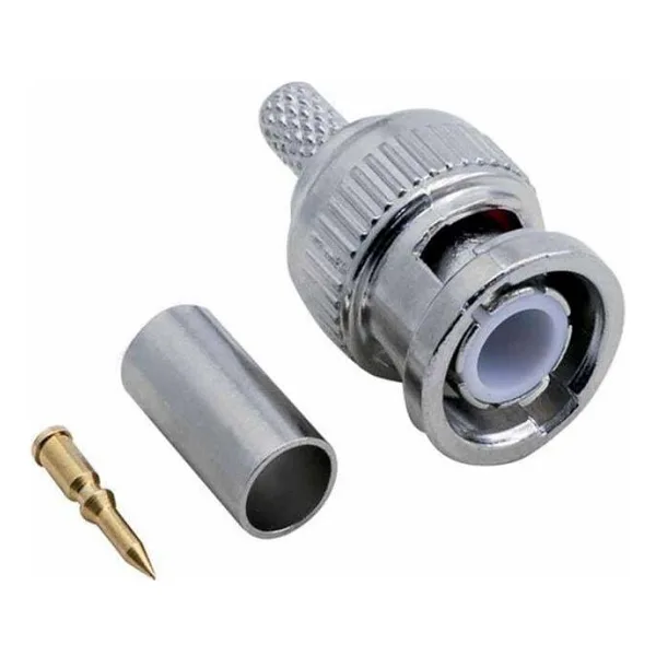 BNC FİŞ ERKEK SIKMALI KONNEKTÖR RG 58 TİP