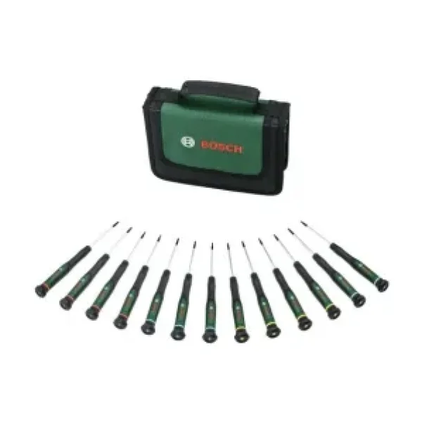 Bosch 1600A02Z9N 12 Parça Hassas Tornavida Seti