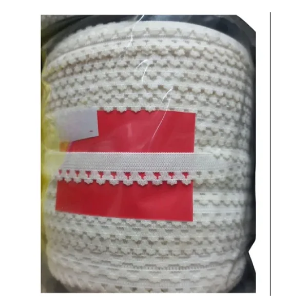 Çamaşır Lastiği Dantelli 1 Cm 75 Metre 1 Top Beyaz 2. Model