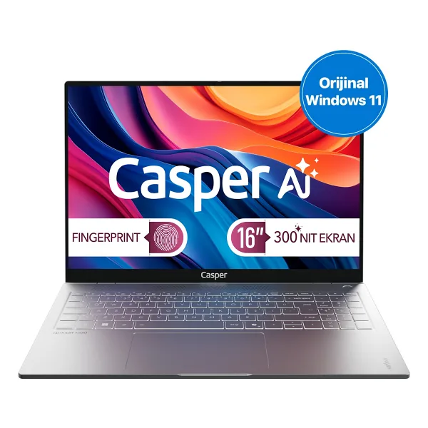 Casper Nirvana S100.255H-DF00A-G-F Ultra 7 255H 32 GB 1 TB Arc 140T 16" WUXGA Notebook