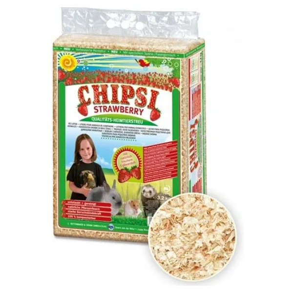 Chipsi Çilek Aromalı Talaş 60 LT