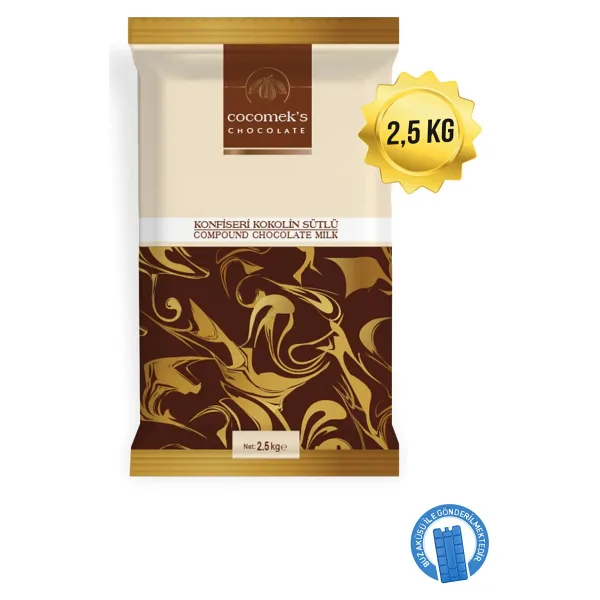 Cocomeks Konfiseri Kokolin Sütlü Çikolata 2.5 kg