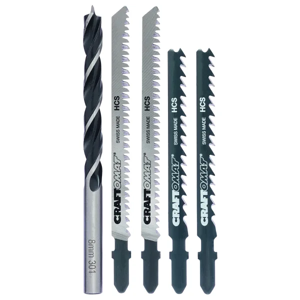 Craftomat Dekupaj Testere Ucu Ahşap 5'li Set