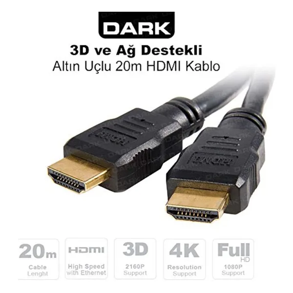 Dark DK-HD-CV14L2000 20 m 4K HDMI Kablo