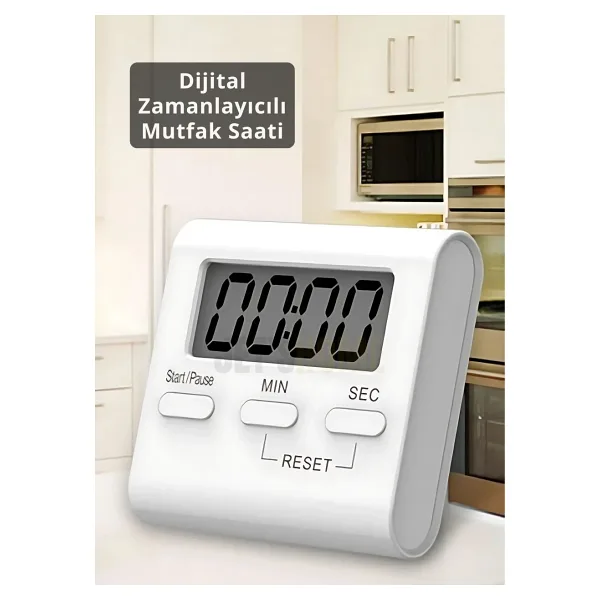 Dijital Mutfak Saati Kronometre Zamanlayıcı Mutfak Zamanlayıcı