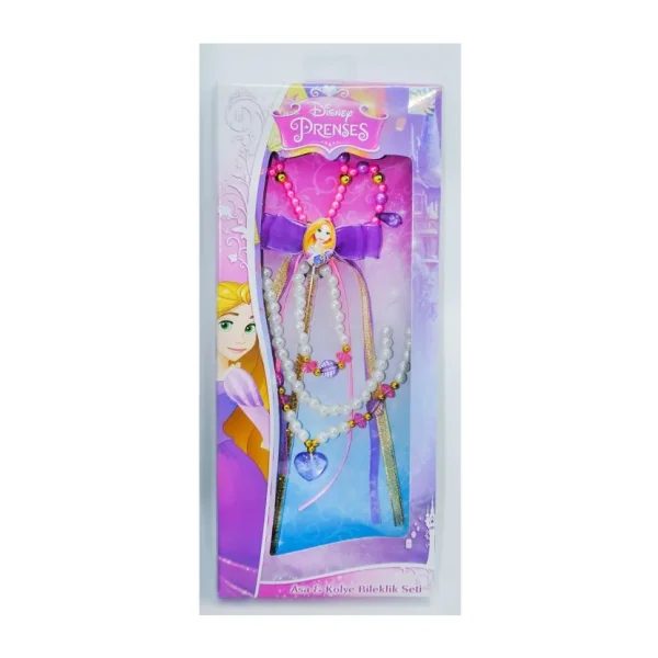 Disney Rapunzel Asa-Kolye-Bileklik Seti