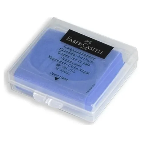 Faber Castell Kare Kutu Hamur Silgi - Mavi