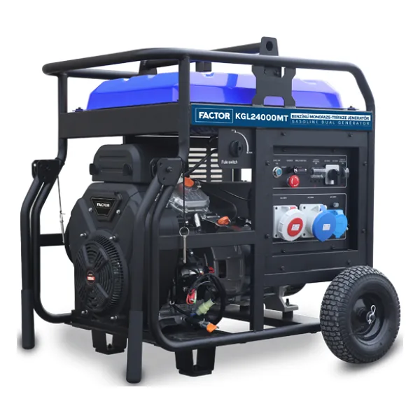 Factor KGL24000MT Benzinli Dual Jeneratör 23,75 Kva
