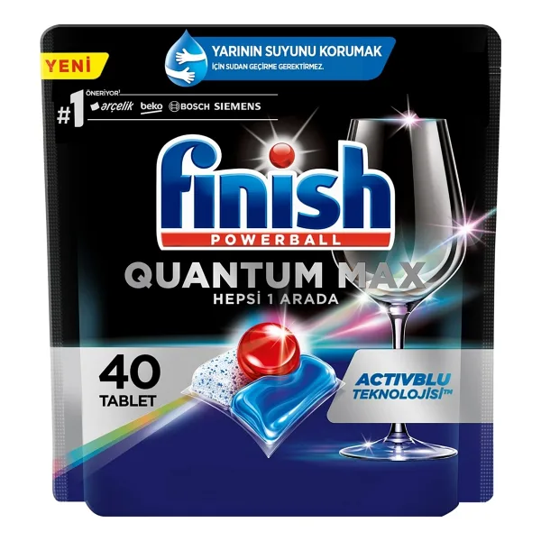 Finish Quantum Max Bulaşık Makinesi Tableti 40'lı