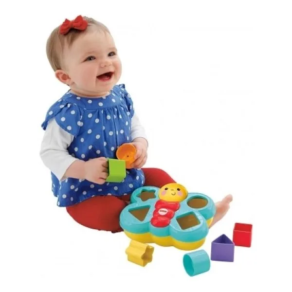 Fisher-Price Şekil Eşleştirme Arkadaşı Kelebek Eğitici Oyun Mavi Renkli Tasarım Çocuklar İçin