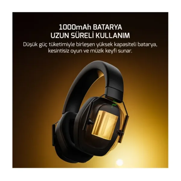 Gamepower Kai Titanium Ultra 7.1 USB Kablolu/Kablosuz Kulak Üstü Oyuncu Kulaklığı - Görsel 4
