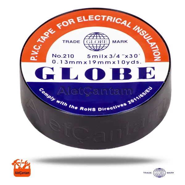 Globe Elektrik Bandi Izole Bant 1 Adet- Sari