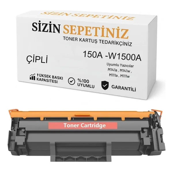 HP 150A W1500A Muadil Toner - Çipli / LaserJet MFP M141a /M141w / M111a / M111w uyumlu