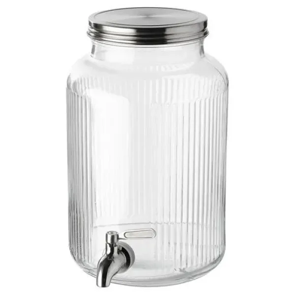 IKEA Vardagen Musluklu Cam Sürahi Kavanoz 5 lt.