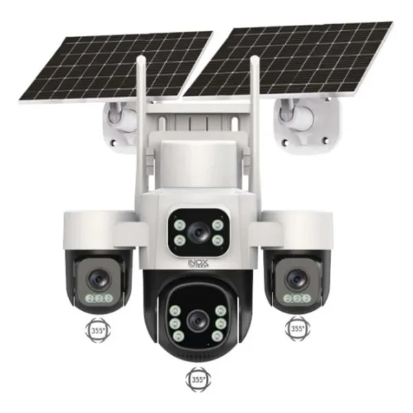 INOX X24 2MP 4 KAMERALI 1920×1080 40MT 4G/LTE IP65 IP SOLAR PANEL KAMERA
