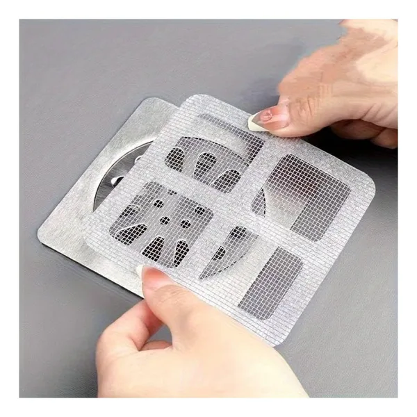 Jouis Gider Süzgeci Banyo Duş Tuvalet,Böcek ve Haşere Engelleyici, Saç Küvet Drenajı Kapağı, 10 Adet, 10x10 Cm, Yapışkanlı 1.SINIF