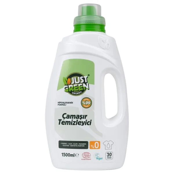 Just Green Organic Çamaşır Temizleyici 30 Yıkama 1.5 lt