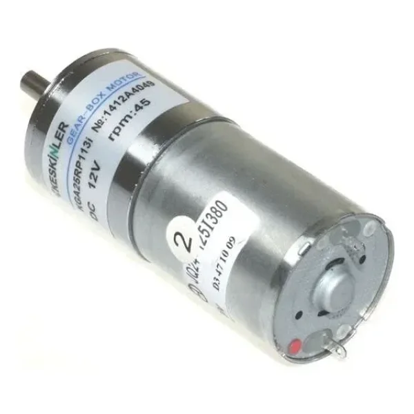 KGA-25 12V 45Rpm Redüktörlü Dc Motor