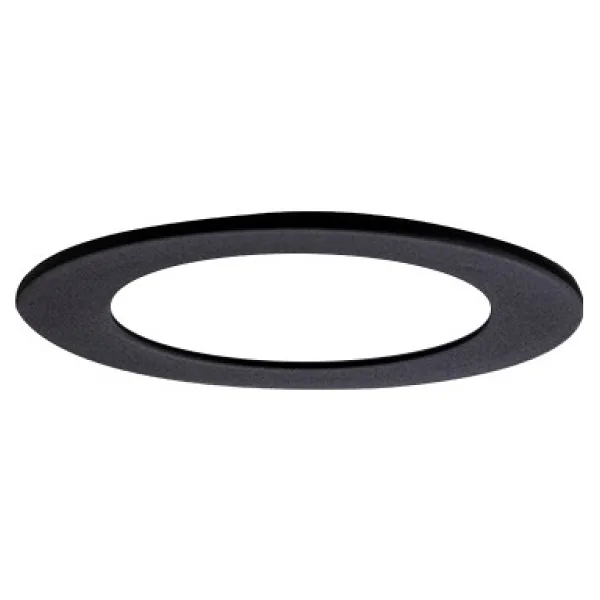 LAMPTIME 3W Panel LED Slim Yuvarlak Spot 6500K Beyaz Işık Siyah Gövde 263621