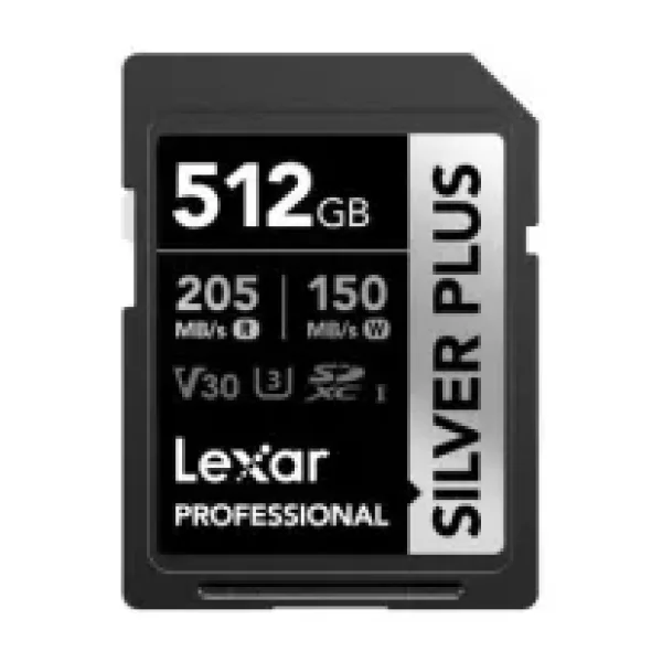 Lexar Professional Silver Plus LSDSIPL512G UHS-I U3 V30 512 GB Hafıza Kartı
