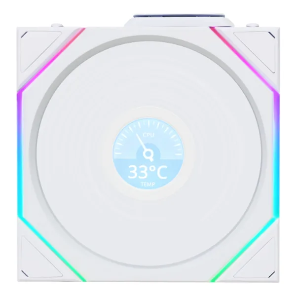 Lian Li UNI FAN TL Wireless LCD 120 G99.12TLLCD1W1W.00 Beyaz 12 cm Kasa Fanı