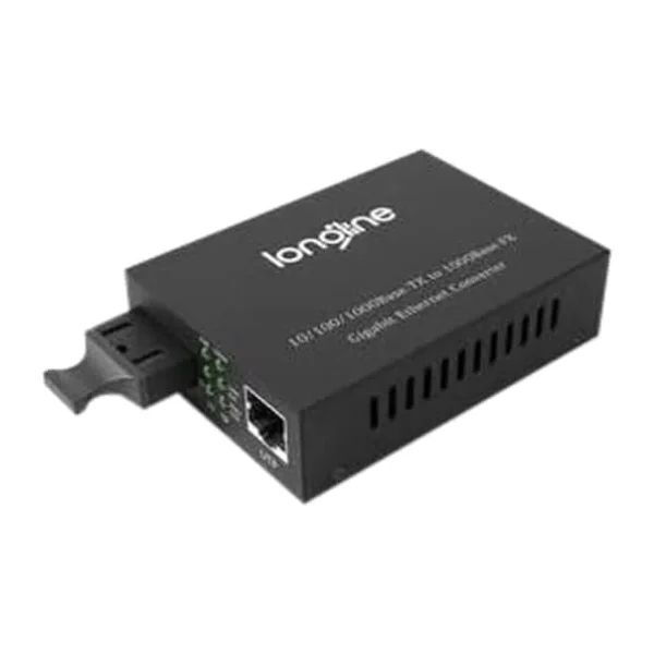 LONGLINE 10/100/1000M 1310/1550NM WDM BIDI 20KM SC LNG-8110GSB-11-20A/B-AS 868213800046 MEDIA CONVERTER