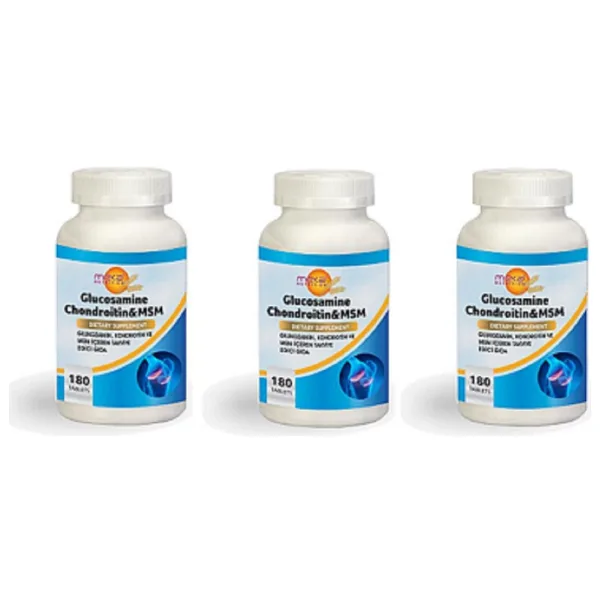 Meka Nutrition Glucosamine Chondraitin MSM 180 Tablet 3'lü