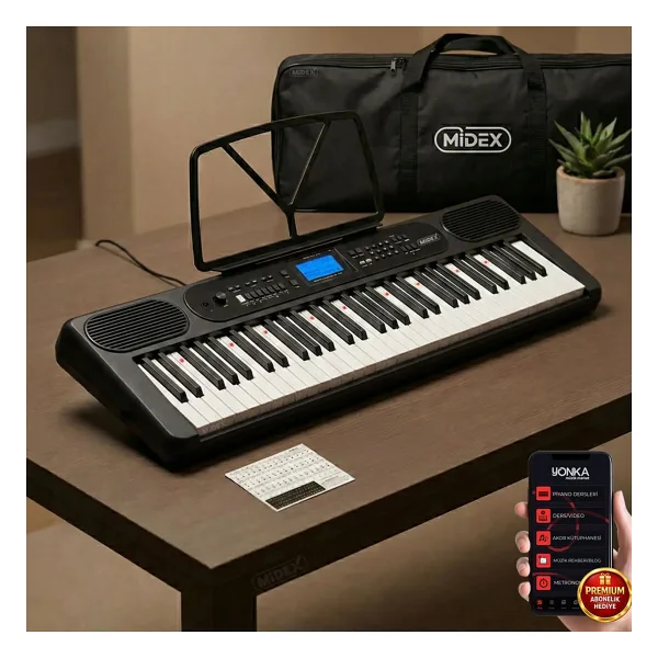 Midex PS-5200BK Pro 61 Tuşlu Org