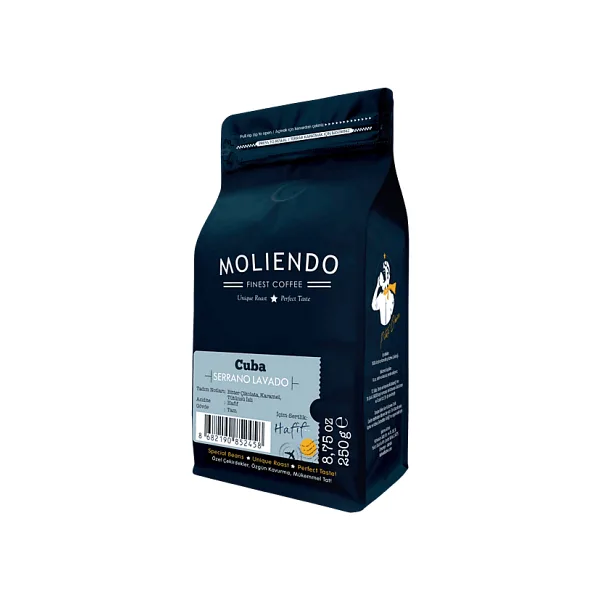 Moliendo Cuba Serrano LavadoÇekirdek Kahve 250 gr