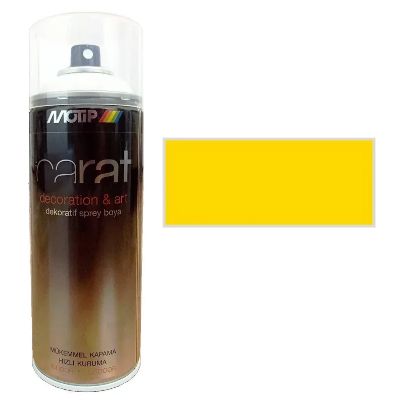 Motip Carat KROM ALTIN EFEKT Sprey Boya 400 ml